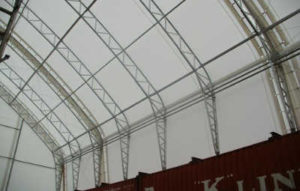 Dynamic_Structures_Britespan_Apex_interior_roof_joining_sea_can_found_Port_Coquitlam_BC