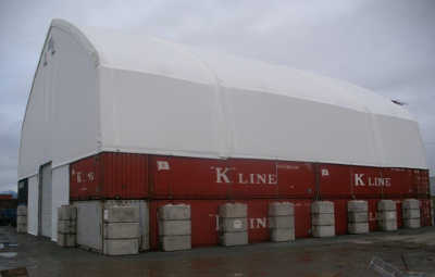 Dynamic_Structures_Britespan_Apex_side_of_sea_can_shop_Port_Coquitlam_BC